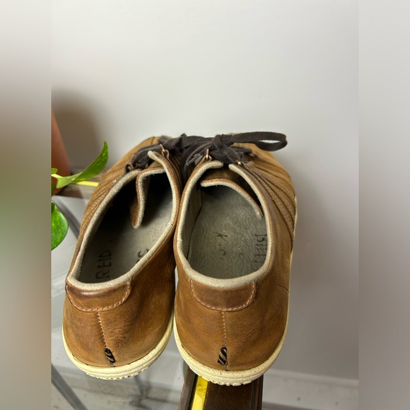 Billy Reid x K-Swiss Sneaker - Cognac Brown Leather - Made in USA - 9.5 - Picture 5 of 13